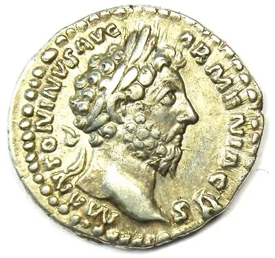 Marcus Aurelius AR Denarius Silver Roman Coin 139-161 AD - Good VF / XF (EF) • $498.75