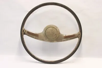 Original 1946 1947 Hudson Super 6 8 Car Truck Steering Wheel W/ Button 17   • $260.70