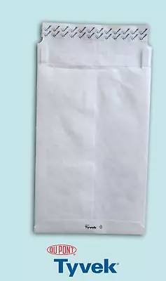 TOUGH TYVEK C4 EXTRA CAPACITY GUSSET ENVELOPES 324x229x38mms ORDER 2 5 10 20 50 • £3.49