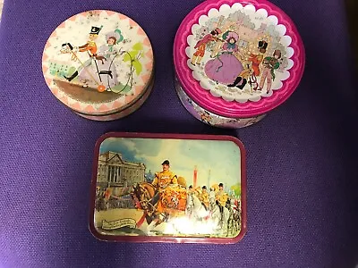 3 Vintage Confectionery Tins - 2 Quality Street Plus Welch's Sweets Tin • £6.99