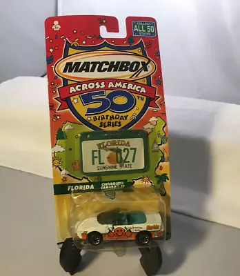 Matchbox Across America 50th Birthday Series FLORIDA 2001 CAMARO SS ORIG PKG !! • $11.11