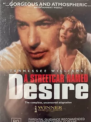 A STREETCAR NAMED DESIRE DVD 1995 Jessica Lange AS NEW! • £3.41