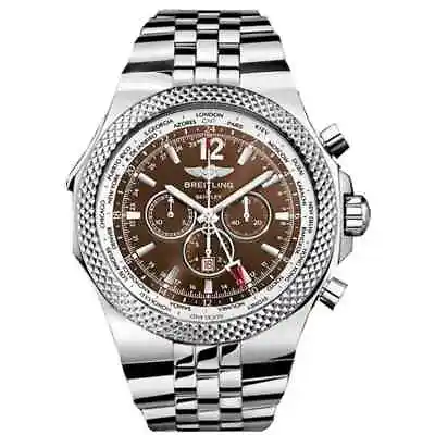 Breitling Bentley Gmt Chronograph Bronze Dial Special Editio Watch A4736212/q554 • $10469.74