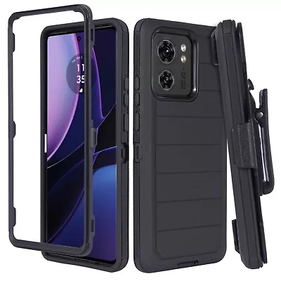 For Motorola Moto Edge 2023 Case Cover Shockproof Series Fits Defender Belt Clip • $13.95