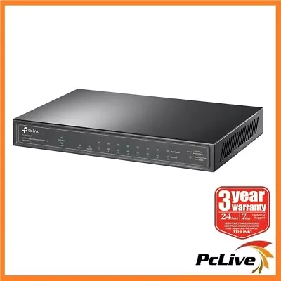 NEW TP-Link TL-SG1210P 10-Port Gigabit Desktop Switch With 8-Port PoE+ SFP Slot • $117