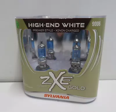 Sylvania Silverstar XENON ZXE 9006 Gold High-End White  2 Bulbs - NEW SEALED • $33.99