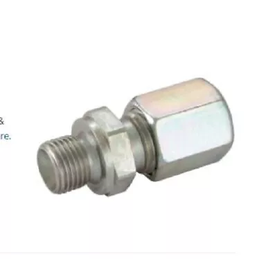 £4.99 • Buy Hydraulic Metric Compression Male Studs Bspp ( Parallel) From 6mm To 12mm