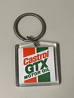 Castrol GTX Motor Oil Keychain Red Green White • $3.99