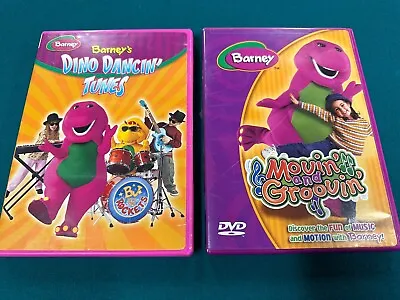 Barney's Movin' And Groovin & Dino Dancin' Tunes DVD Set - Brand New Sealed • $19.99