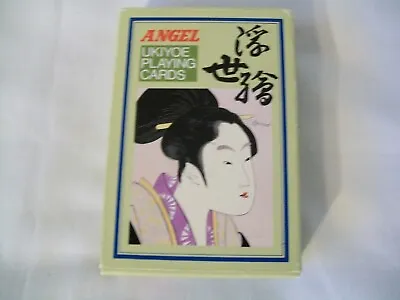 Vintage Japanese Playing Cards Angel Ukiyoe Playing Cards - Made In Japan • $15.60