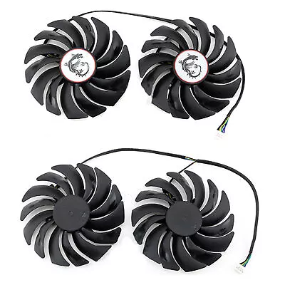 Cooling Fan For MSI GTX1080ti 1080 RX470 1070ti 1070 1060 GAMING Graphics Card • $15.55