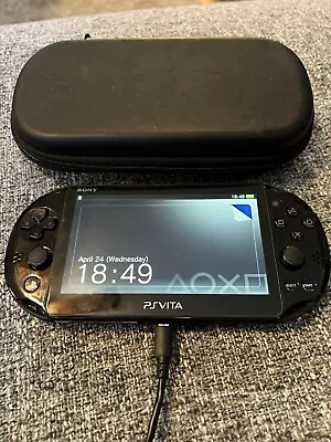 Sony VITA Pch-2000 With Micro SD 128GB Card Insert No Games With Case See Photos • $185