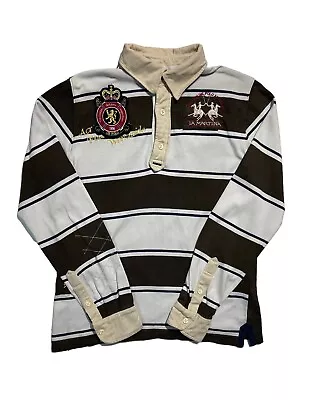 Women`s LA Martina Polos Rugby Long Sleeve Cotton Size M~ • $45