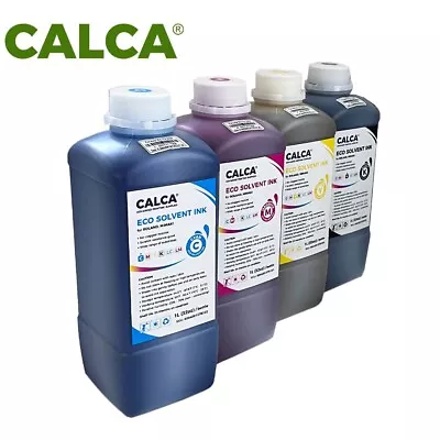 US 4L CALCA Compatible Roland ECO Solvent Ink C M Y K/set • $116.81