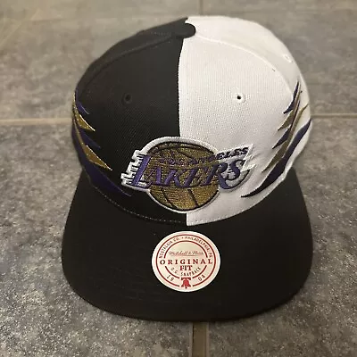 Mitchell & Ness Los Angeles Lakers Diamond Cut Adjustable Snapback Hat Cap • $24.99