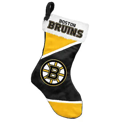 Boston Bruins Holiday 17  Christmas Stocking NHL! Team Logo New For 2014 • $25.77