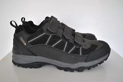 Black Waterproof ISODRY Men Breathable Walking Shoes Size 7 Mountain Warehouse • £15