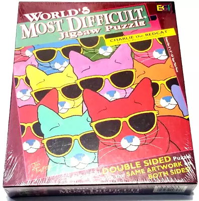 World's Most Difficult Puzzle Charlie The Redcat Double Sided Puzzle BRAND NEW • $19.95