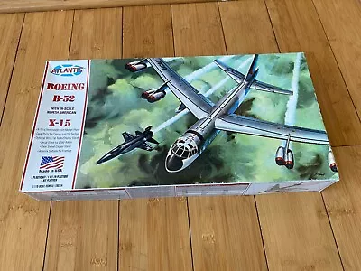 Open Box Atlantis Boeing B-52 Model Kit W/X-15 + Display Base USAF 1:175 Scale • $14.99