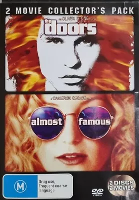 The Doors  / Almost Famous DVD (Region 4 2 Disc Set 1991) Free Post • $15.95