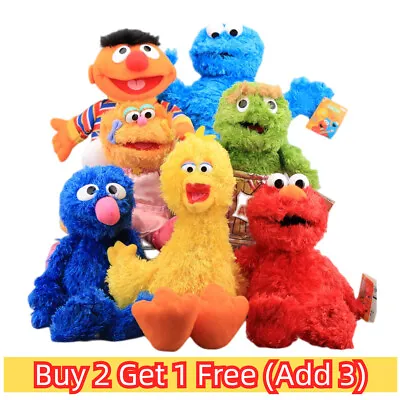 Sesame Street Elmo Hand Puppet Stuffed Plush Play Games Doll Kid Toy Gifts UK • £9.06
