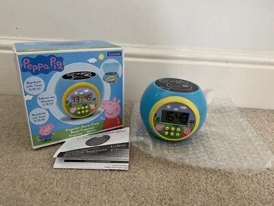 £10 • Buy Peppa Pig Night Light Projector Alarm Clock