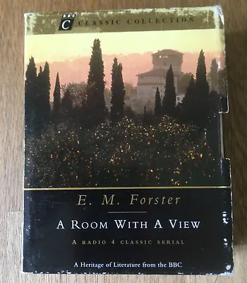 E.M.FORSTER  A Room With A View  Boxed 4 X Tape Audiobook BBC Classic Collection • £2.99