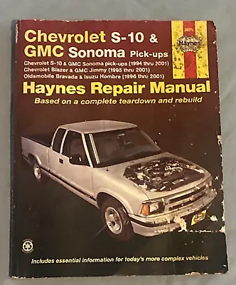 Chevy S-10 Truck Pick-Up 1994-2001 Service Repair Manual 12 Chapters • $18.99