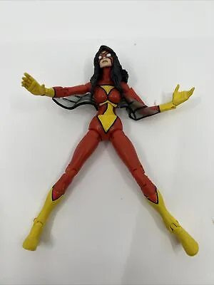 Spider-Woman Marvel Legends Action Figure MODOK BAF Wave 2006 Toybiz S2 • $19.99