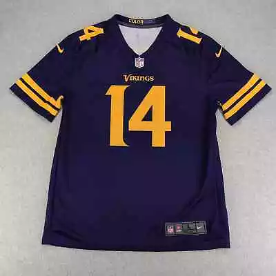 Nike Shirt Mens Large Purple Minnesota Vikings Stefon Diggs Jersey Color Rush • $24.97