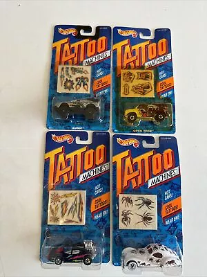 HOT WHEELS VINTAGE TATTOO MACHINES Lot Of 4 • $30