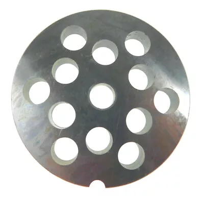 #22 X 1/2  (12mm) Stainless Meat Grinder Plate For LEM 3 3/16  Diameter • $23.75