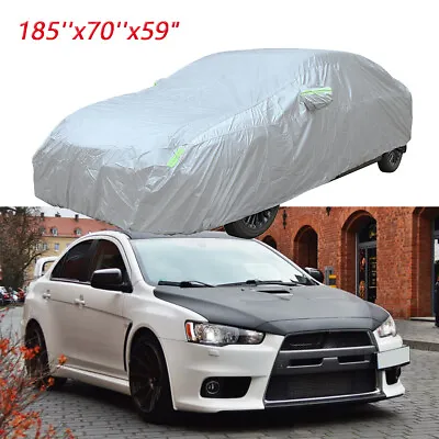 For Mitsubishi Lancer Evolution 10 X Full Car Cover Rain Sun UV Dust Resistant • $55.67