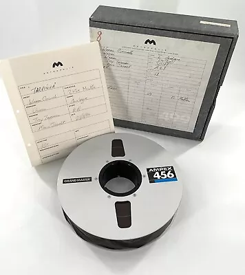 Warren Cuccurullo “Tardinha” Original Master 2” Tape Ampex 456 W/ Notes • $199