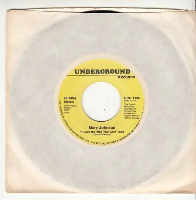 Marv Johnson - I Love The Way You Love/come To Me - Mint Reissue Import 45 • $5.59