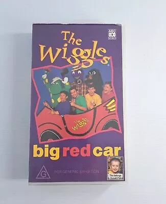 The Wiggles Big Red Car VHS Tape 1995 Original Cast ABC Kids PM1 • $19.95