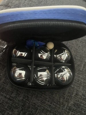 £7.99 • Buy Set Of 6 Mini Indoor Office Boules Game With Zipped Case By Tiger BRAND NEW