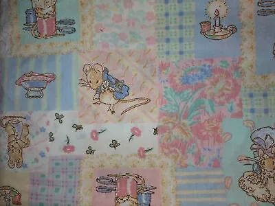Vintage Beatrix Potter Peter Rabbit & Friends Quilt Fabric Frederick Warne 1993 • $14.99