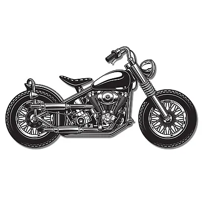 $3.99 • Buy Motorcycle Vintage Chopper Sticker Decal Racing Helmet Harley Davidson Style USA