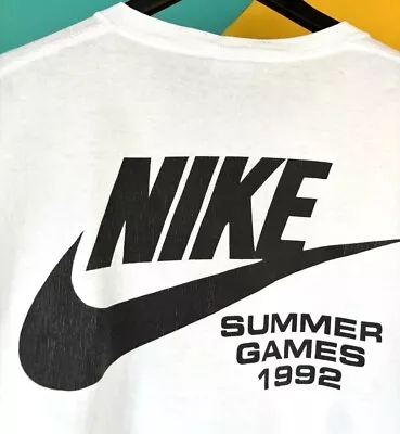 Vintage Nike 1992 Summer Games Beer Relays T Shirt XL Employee Promo Rare 90s • $285