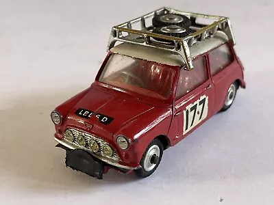 Vintage Diecast Corgi Toys #339 BMC Mini Cooper ‘S’ 1967 Monte Carlo Rally #177 • $10.27