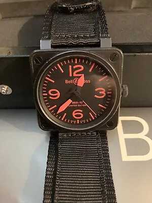 Bell & Ross BR 01-92 Red Limited Edition 2 Canvas B&R Strap • $2499.97