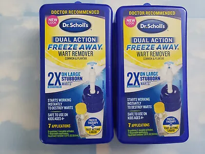 $28.65 • Buy Lot(2) Dr Scholl's Dual Action Freeze Away Wart Removers Common & Plantar