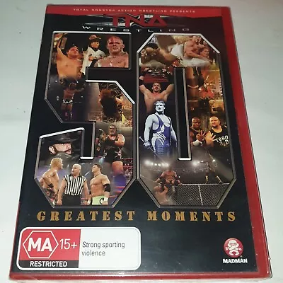 TNA Wrestling - TNA's 50 Greatest Moments (DVD 2006) New & Sealed - FREE POST  • $9.99