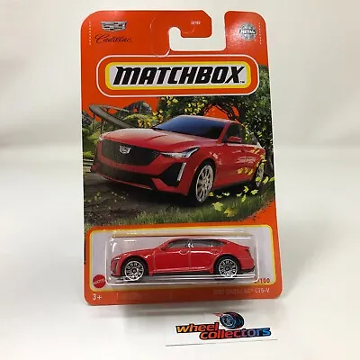 2021 Cadillac CT5-V #72 * RED * 2022 Matchbox Mix 6 Case F * NC76 • $6.99