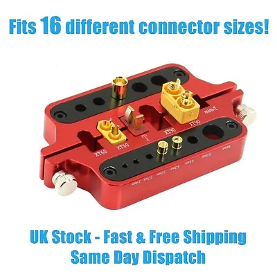 Soldering Station Jig Deans T Mini-T XT60 XT90 EC3 EC5 2-10mm Bullet Connectors  • £12.95