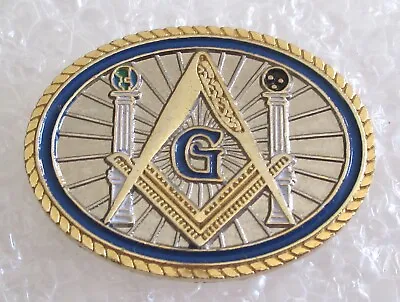 Masonic Twin Pillars Of Boaz And Jachin Pin - Freemason • $14.99