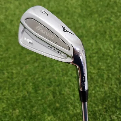 Mizuno MP 58 Dual Muscle Ti Forged Single 6 Iron Steel Stiff Flex RH 37.5  • $39.91