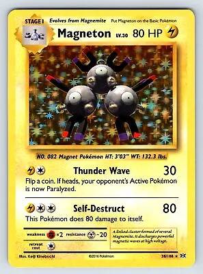 Magneton 38/108 Evolutions Holo Rare Pokemon Card • $2.49
