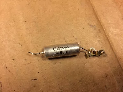 Vintage Gudeman .01 Uf 600v PIO Capacitor 1960s Vitamin Q Tone Cap XHFS-2782-20 • $5